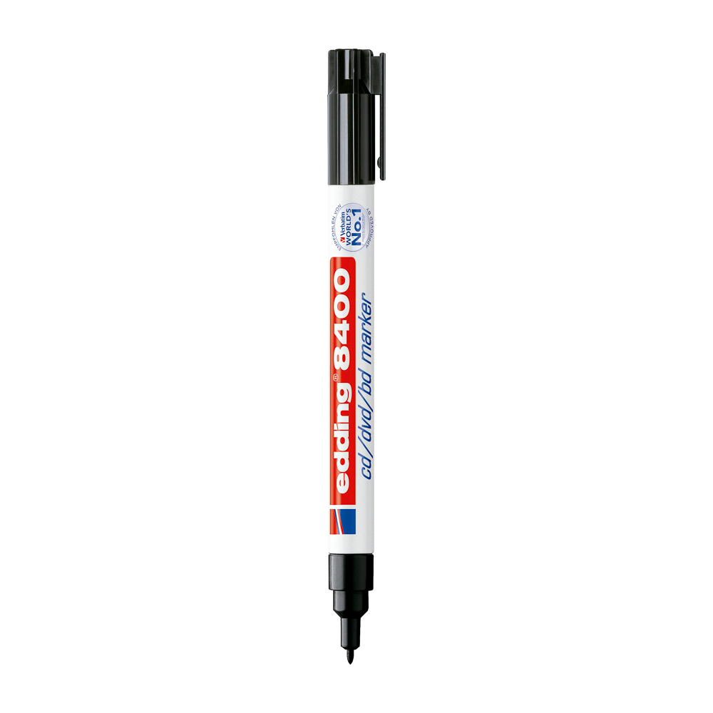 MARCADOR EDDING 8400 P/CD/DVD NEGRO