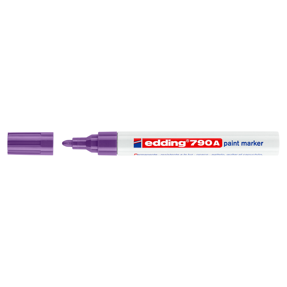 MARCADOR EDDING PERMANENTE 790 GRUESO VIOLETA (40X10)