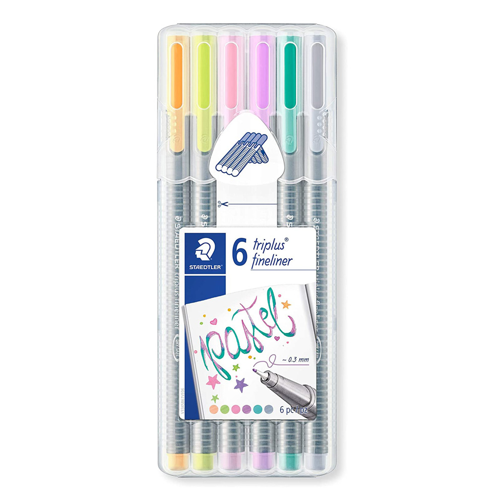 MARCADORES EN ESTUCHE STAEDTLER 334 SB6CS1 6 COL. PASTEL