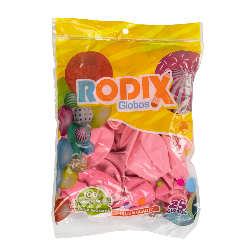 GLOBO RODIX NO. 9 BX25 ROSADO 