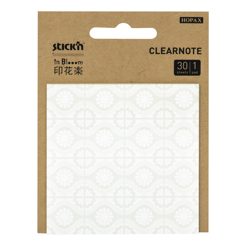 BLOCK STICKN 28045 3"X 3" CLEARNOTE DISEÑOS
