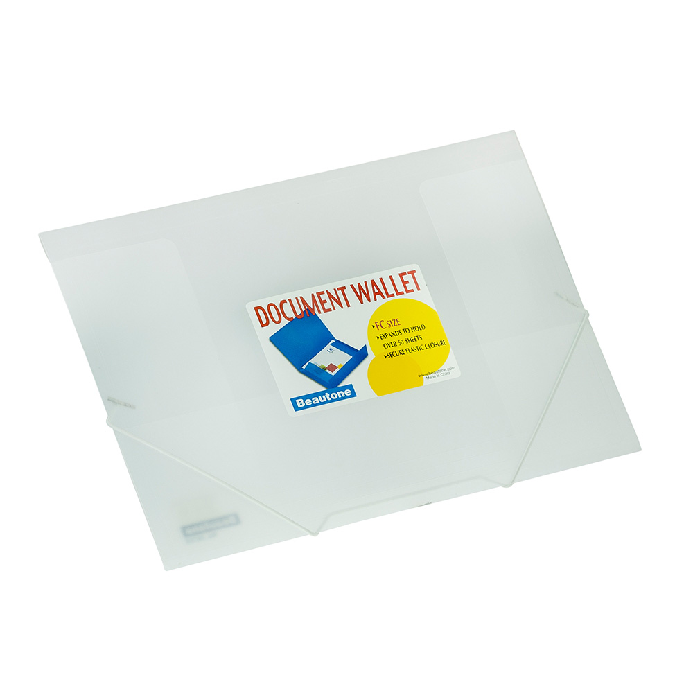 FOLDER ESPAÑOL BEAUTONE OFICIO 3875-4 TRANSPARENTE