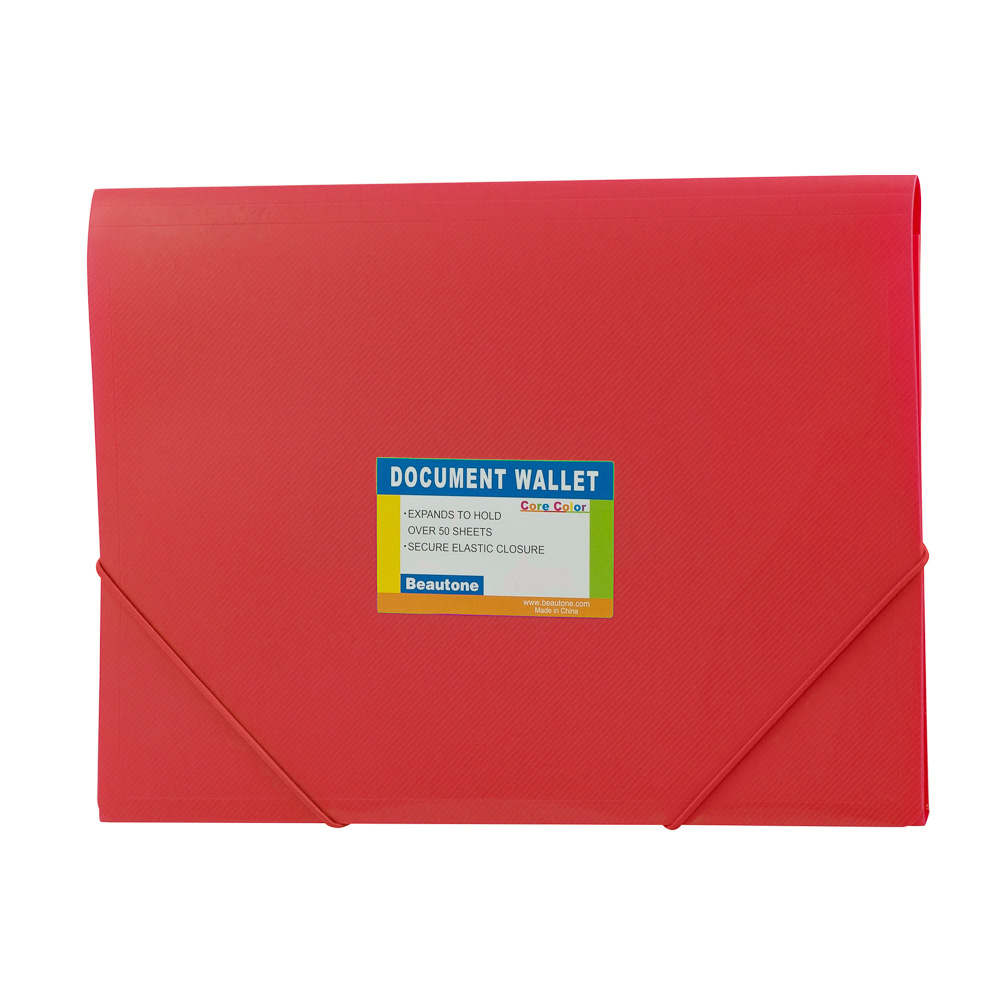 FOLDER ESPAÑOL BEAUTONE OFICIO 4875-0 CORE OPAQUE METALIC ROJO