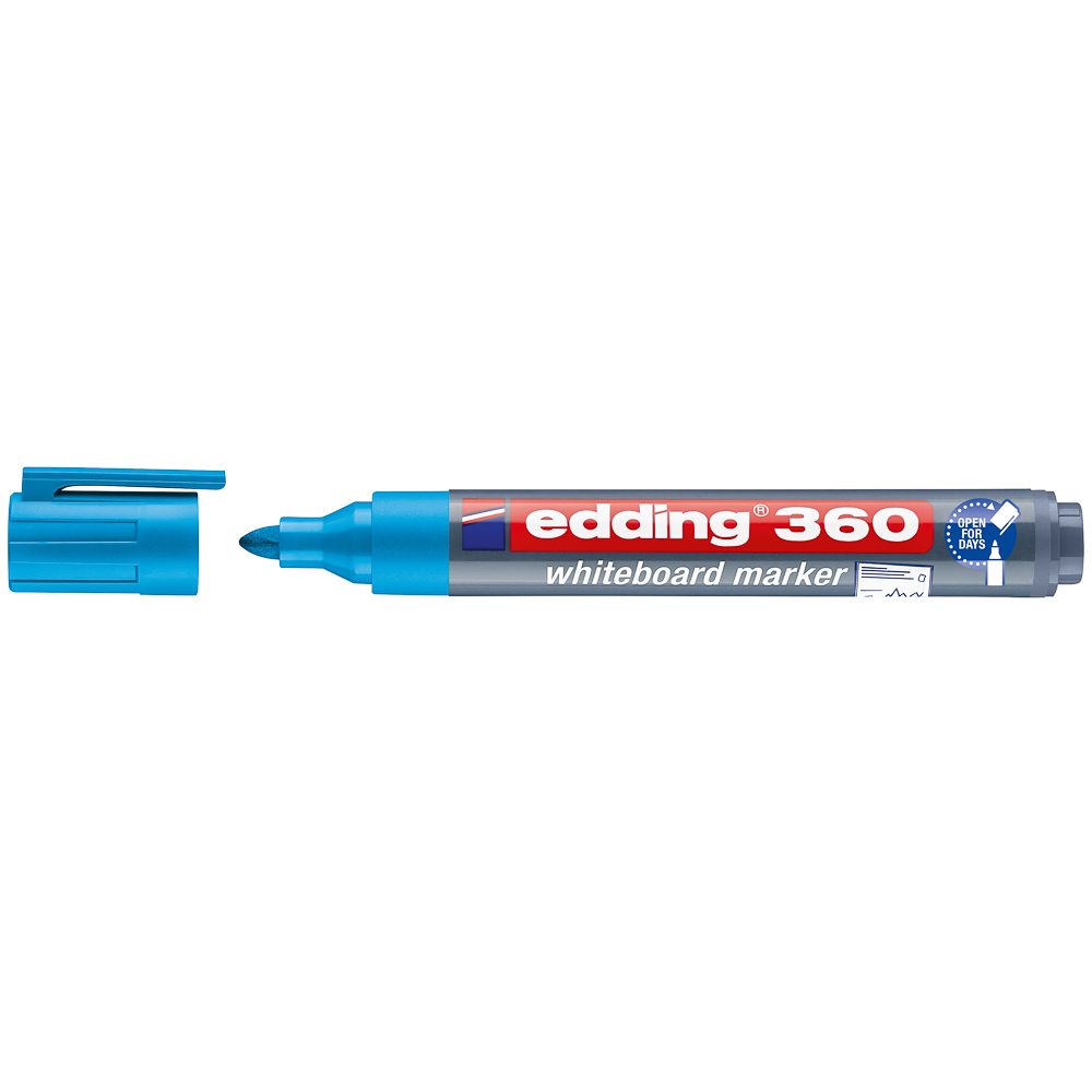 MARCADOR EDDING PIZARRA 360 REDONDO CELESTE