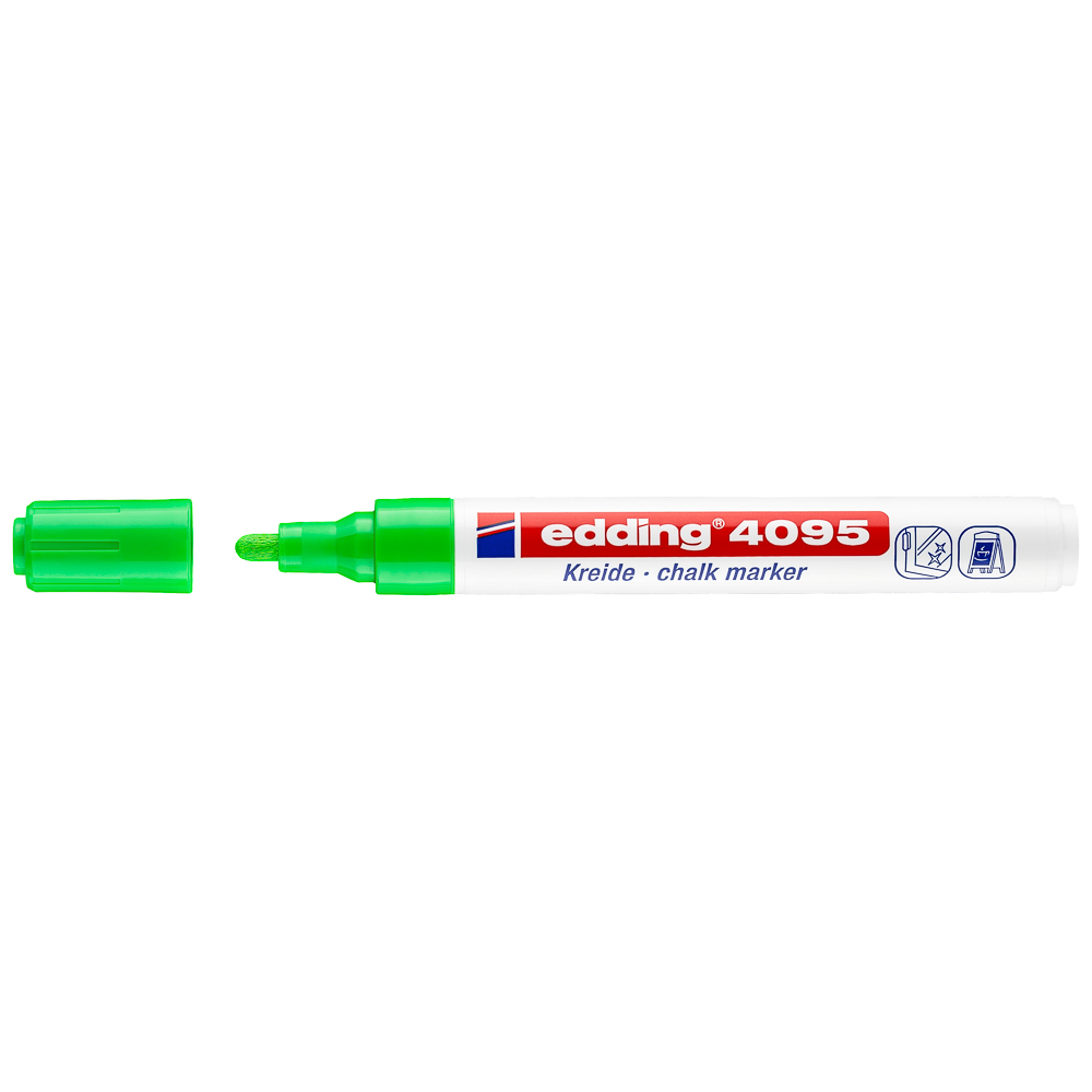 MARCADOR P/VIDRIO EDDING 4095-11 P/REDONDA VERDE CLARO