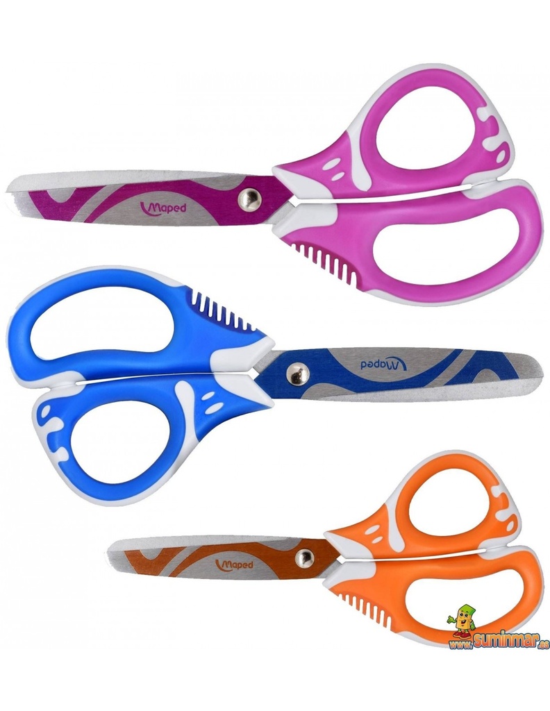TIJERA MAPED ESCOLAR 670112 ZENOA FIT 13 CM (5") SURTIDOS