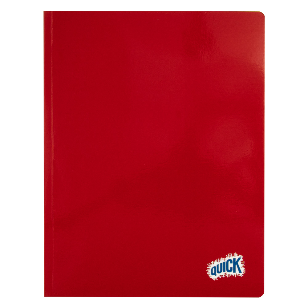 CUADERNO ULTRA PEGADO QUICK 7.5"X9.75" 100H.  RAYADO