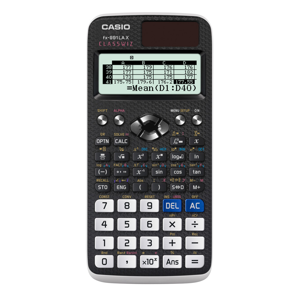 CALCULADORA CIENTIFICA CASIO FX-991 LACW 550 FUNCIONES