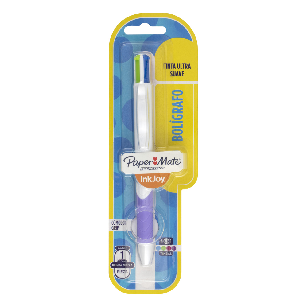 BOLIGRAFO PAPER MATE 1867118 QUATRO 1.0MM 4 COL. FASHION