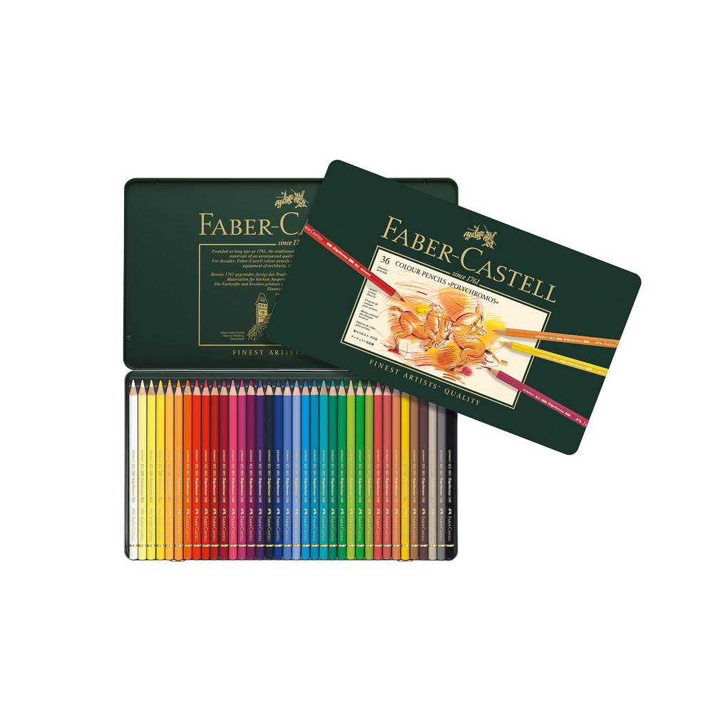 CRAYON DE MADERA FABER CASTELL POLYCROMOS 110036 36 COL