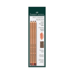 [51758] CRAYON PASTEL FABER CASTELL PITT 112797 SECO BX3