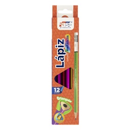 [04541] LAPIZ FAST TRIANGULAR COLORES METALICOS CAJA 12 UND. (240)