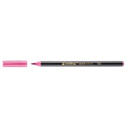[15759-9] MARCADOR EDDING 1340 PUNTA PINCEL 9 ROSADO