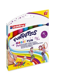 [12884] MARCADORES EN ESTUCHE EDDING 138 MAGICO 7+1 JUMBO