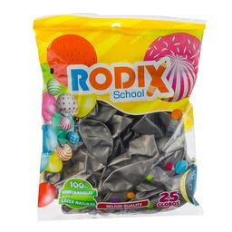 [55138] GLOBO RODIX NO.12 BX25 METALICO PLATEADO 