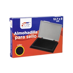 [16982-NEGRO] ALMOHADILLA P/SELLO FAST 12.7X8 CMS NEGRO