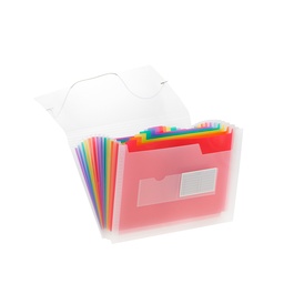 [12363-TRANSP.] ARCHIVADOR BEAUTONE 4518-4 CARTA 12 SEP. SPECTRAFILE TRANSP.