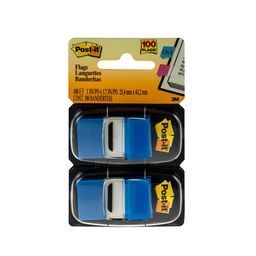 [11279] BANDERITAS POST IT 680-BE2 1" X 1.7" 2 X 1 AZUL