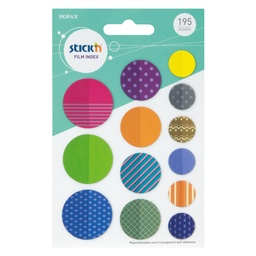 [16309] BANDERITAS STICKN 21761 CIRCULOS