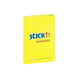 [06899-AMARILLO] BLOCK STICKN 21132 2"X3" NEON AMARILLO