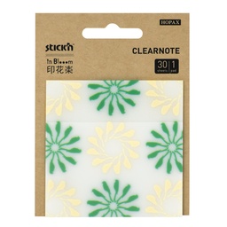 [16290] BLOCK STICKN 28041 3"X 3" CLEARNOTE DISEÑOS