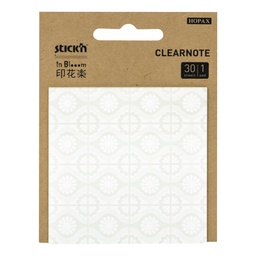 [16292] BLOCK STICKN 28045 3"X 3" CLEARNOTE DISEÑOS