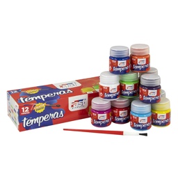 [12107] TEMPERA FAST 30ML ESTUCHE DE 12 COLORES (32)