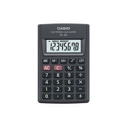 [10599] CALCULADORA DE BOLSILLO CASIO HL-4A-W 8 DIG.