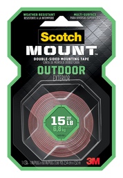 [17664] CINTA ADHESIVA SCOTCH 411 MOUNTING 1"X60" SUPER FUERTE