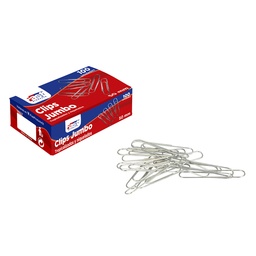 [00227] CLIPS JUMBO FAST/EXECUTIVE NIQUELADO CAJA X 100