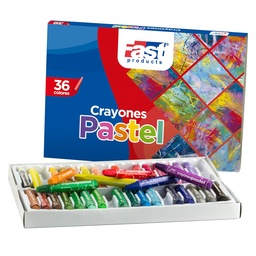 [10103] CRAYON PASTEL FAST 836 GRASO 36 COLORES 