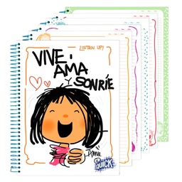 [16281] CUADERNO C/ESPIRAL QUICK 150H. T/DURA LISTEN UP