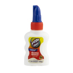 [08545] GOMA BLANCA PEGAFAST DE 1.05 ONZAS 30 GRAMOS FAST