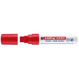[05470-ROJO] MARCADOR P/VIDRIO EDDING 4090 P/CUADRADA 2 ROJO