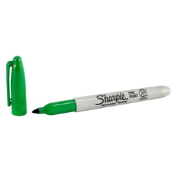 [12541-VERDELIMON] MARCADOR PERMANENTE SHARPIE P/FINA 30129 VERDE LIMON