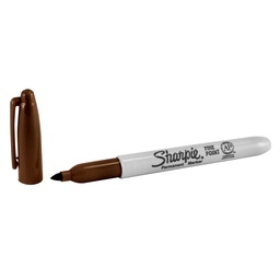 [12541-CAFE] MARCADOR PERMANENTE SHARPIE P/FINA 32083 CAFE