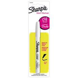 [16818-BLANCO] MARCADOR PERMANENTE SHARPIE P/EXTRA FINA BASE DE ACEITE 1875034 BLANCO