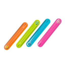 [13587] REGLA PLASTICA Y-PLUS 15CM CIRCLE 