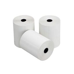 [52844] ROLLO DE PAPEL TERMICO 3 1/8" X 55 YARDAS PAQ 3 UNIDADES