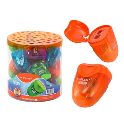 [13666] SACAPUNTAS CON DEPOSITO Y-PLUS SX1402/0 POLKA DOBLE