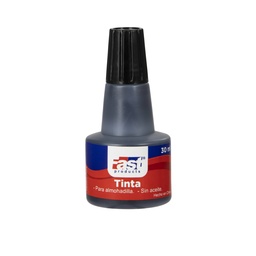 [16985-NEGRO] TINTA P/ALMOHADILLA FAST GOTERO 30ML NEGRO