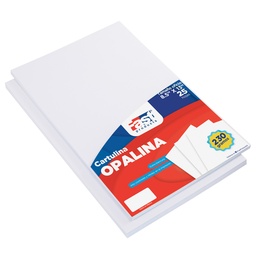 [16373] CARTULINA OPALINA FAST 230GR PX25 BLANCO OFICIO