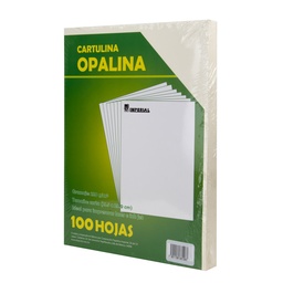 [11914-CREMA] CARTULINA OPALINA IMPERIAL 220GR PX100 CARTA CREMA