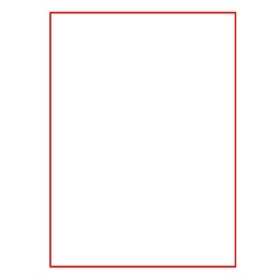 HOJAS CARTA STUDIO BX100 MARGEN ROJO