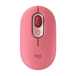 MOUSE INALÁMBRICO ÓPTICO LOGITECH POP 4000DPI 4 BOTONES HEARTBREAKER ROSADO