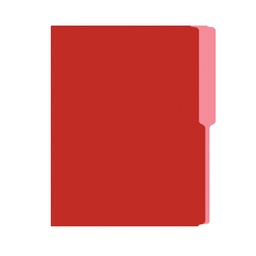[01242-ROJO] FOLDER FLASHFILE CARTA ROJO