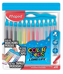 [20707036] MARCADOR EN ESTUCHE MAPED 845045 LONG LIFE INNOVATION 12 COLORES