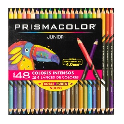 [17848] CRAYON DE MADERA PRISMACOLOR 2068524 BICOLOR 24-48 REDONDO