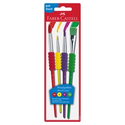 [14337] PINCEL FABER CASTELL 481600 BLISTER X 4 (2″,6″,10″,12″)