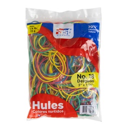 [18493] HULES FAST 18 DELGADO 113 GRS. COLORES 240U APROX